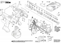 Bosch 0 602 490 450 EXACT 2 Cordless Screw Driver Spare Parts